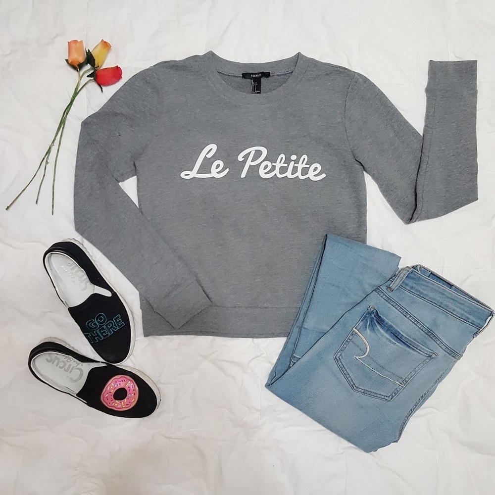 Forever 21 grey sweater